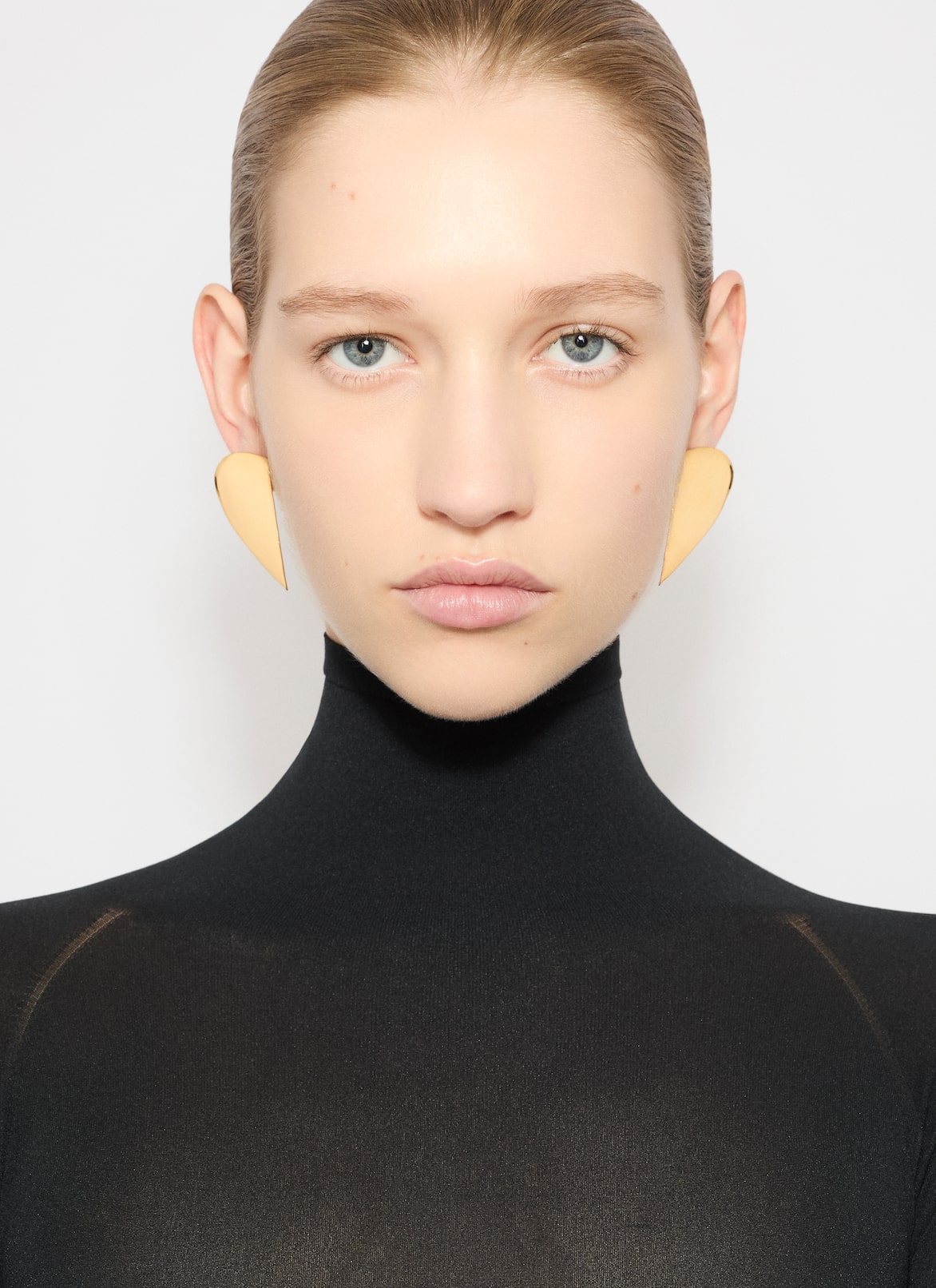 DEMI-CŒUR EARRINGS ALAÏA GOLD DEMI-CŒUR EARRINGS